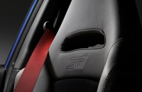 Subaru Impreza S206 красный ремень безопасности