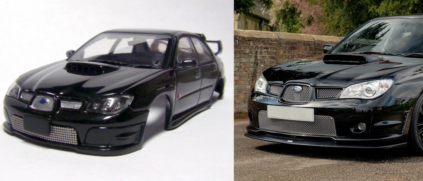 1/43 Subaru Impreza RB320 решетка радиатора
