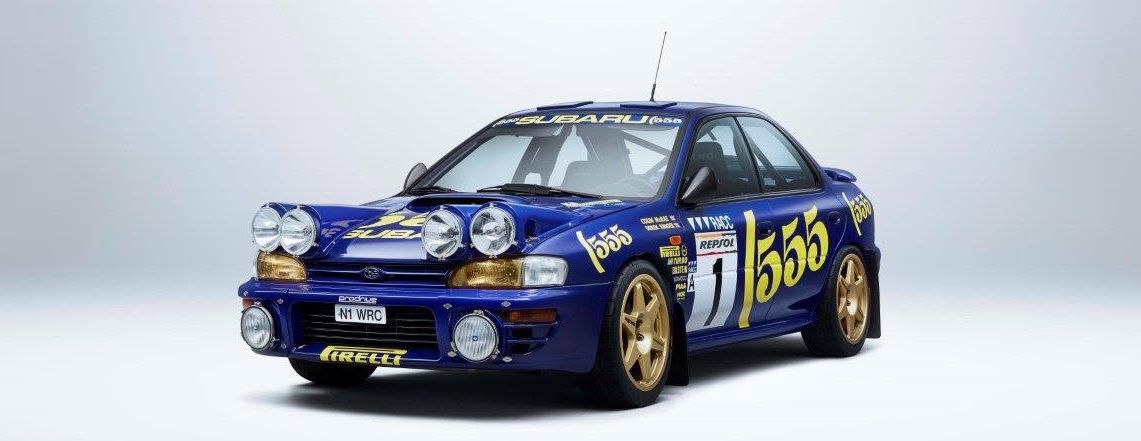 Subaru Impreza 555 N1 WRC plate