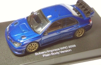 60890 SUBARU IMPREZA WRC 2008 PLAIN BODY VERSION - BLUE