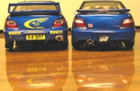 AutoArt 1/43 Subaru WRC vs WRX STI