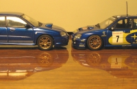 AutoArt 1/43 Subaru WRC vs WRX STI