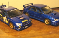 AutoArt 1/43 Subaru WRC vs WRX STI