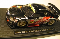 EBBRO Cusco Subaru Advan Impreza Super GT 300 No.77 на подставке