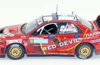 IXO RAM234 Subaru Impreza WRC Red Devil K.Lindstrom K.Solberg Rally Sweden 2006