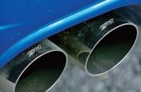 Subaru Legacy B4 tuned by STI выхлоп