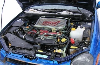 Subaru Impreza WRX STI Prodrive style подкапотное пространство