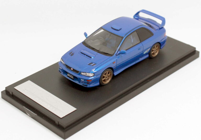 MARK43 Subaru Impreza WRX type R STi Version VI Limited 1999 (GC8) Sonic Blue Mica 1/43