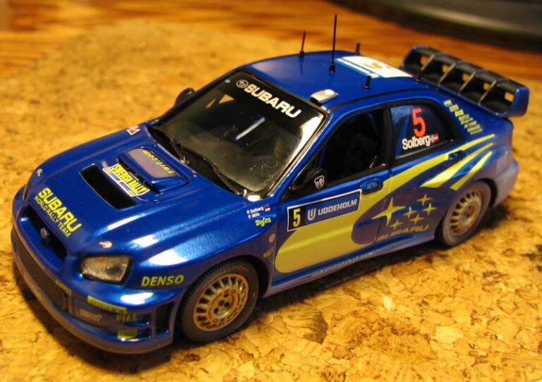IXO Subaru Impreza WRC #5 Winner Rally Sweden 2005 P.Solberg — P.Mills