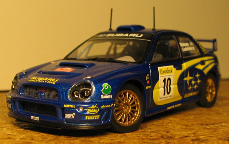 AutoArt Subaru Impreza WRC 2002 T.Makinen-Lindstrom #10 RALLY MONTE CARLO 1/43