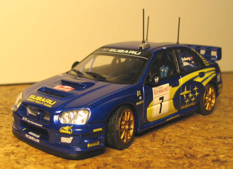 AutoArt Subaru Impreza WRC #7 P.Solberg-P.Mills 2003 RALLY OF MONTE CARLO