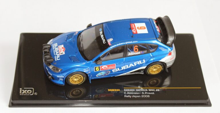 IXO RAM344 Subaru Impreza WRC #6 C.Atkinson-S.Prevot Rally Japan 2008