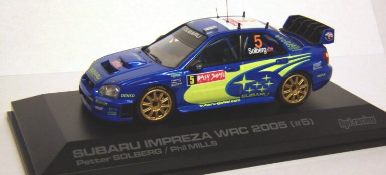 HPI #932 Subaru Impreza WRC P.Solberg P.Mills 2005 1/43